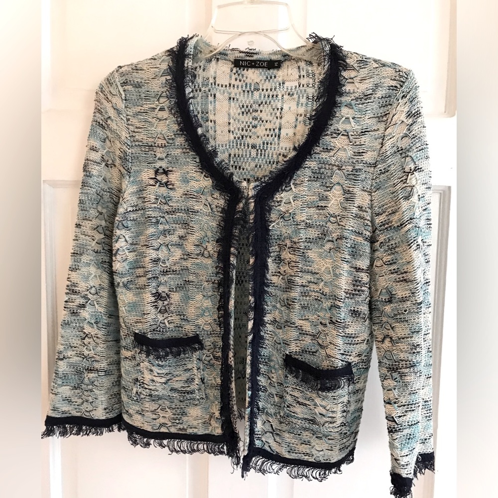 Nic + Zoe all the blues cardigan